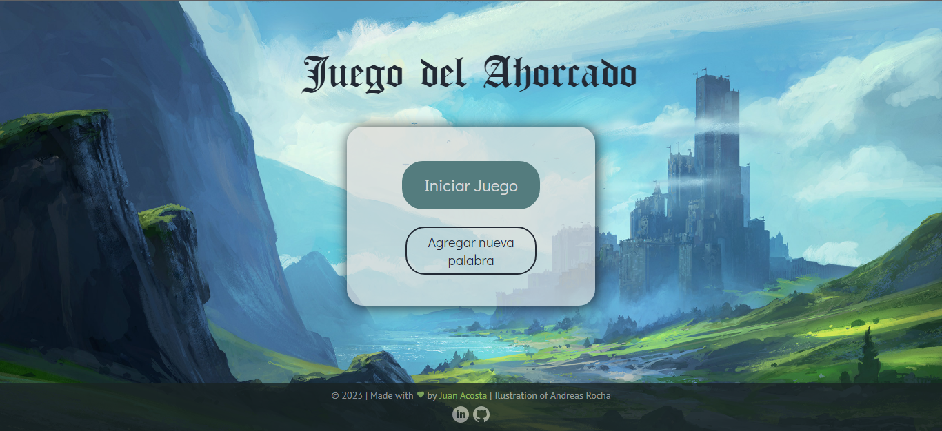 Proyecto: Juego del ahorcado